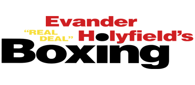 Evander Holyfield's Real Deal Boxing logo for Sega Genesis